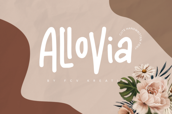 Allovia: The Handwritten Font for Modern Marketing