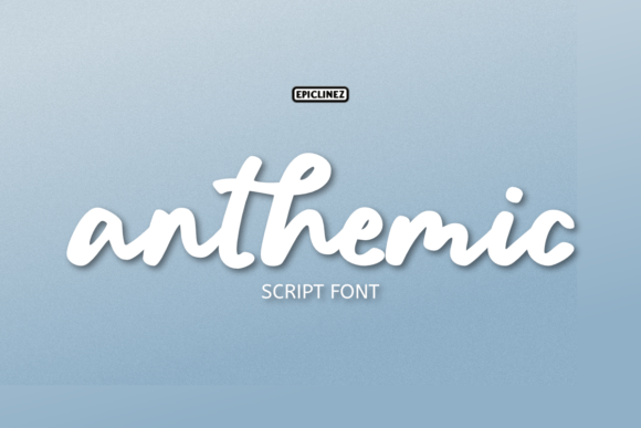 Anthemic: A Bold Script Font for Modern Brand Identity