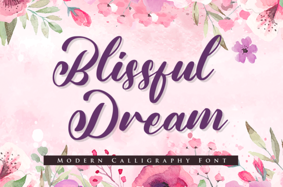 Blissful Dream: A Gentle Script Font for Thoughtful Editorial Design