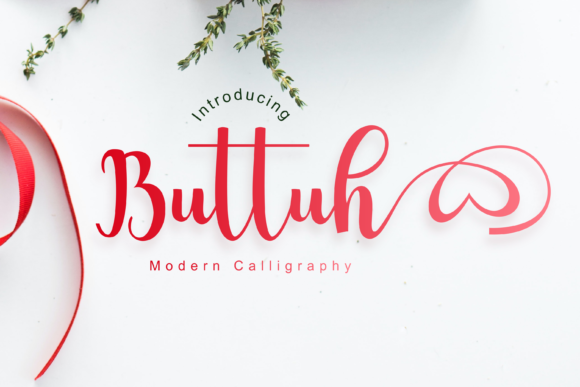 Buttuh: A Handwritten Font for Modern Web Design