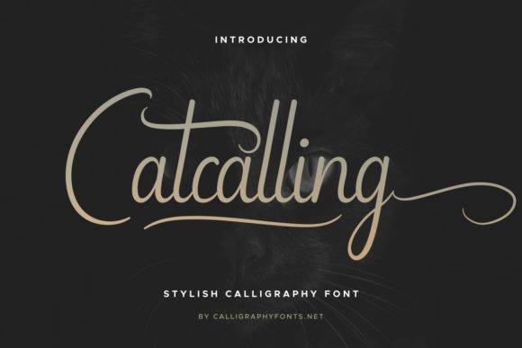 Catcalling: A Handwritten Font for Elegant Web Typography