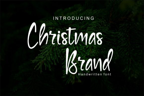 Christmas Brand: A Handwritten Font for Holiday Business