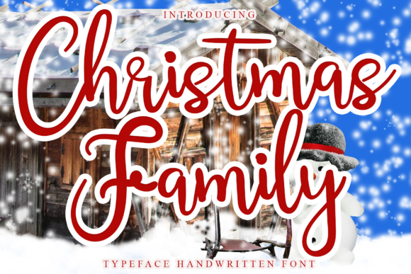 Christmas Family: A Handwritten Font for Your Brand