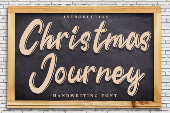 Christmas Journey: A Handwritten Font for Your Brand