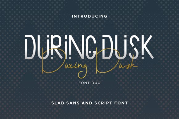 During Dusk: A Premium Script Font for Web Design