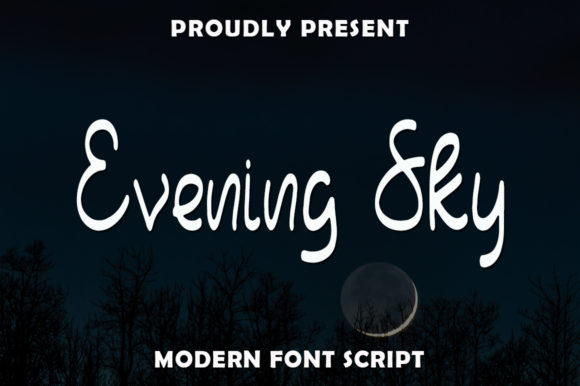 Evening Sky: A Handwritten Font for Editorial Design