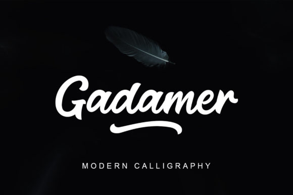 Gadamer: A Delicate Handwritten Font for Elegant Web Design