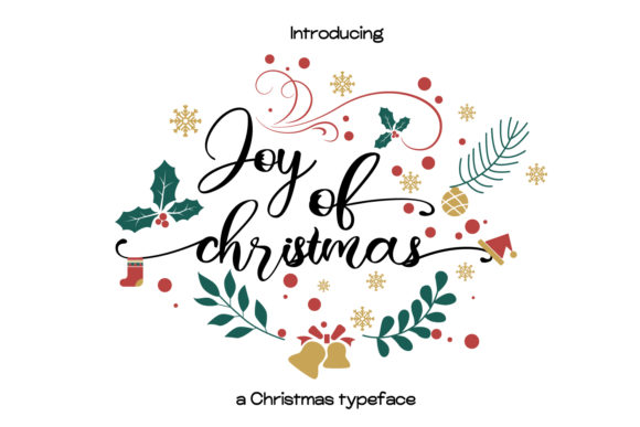 Joy of Christmas: A Handwritten Font That Brings Holiday Magic to Your Craft Projects