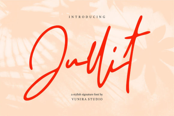 Jullit: A Handwritten Font for Modern Branding