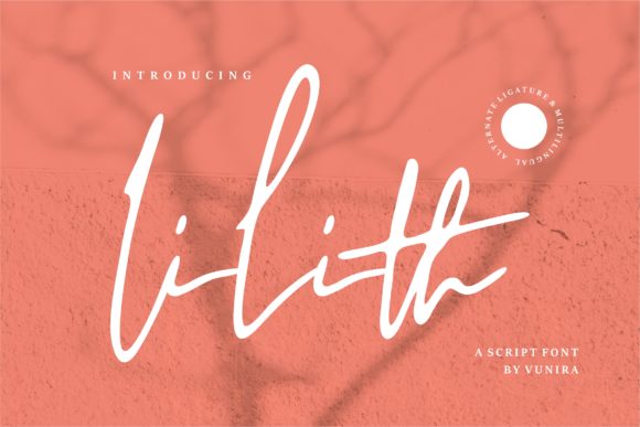 Lilith: A Timeless Handwritten Font for Web Design