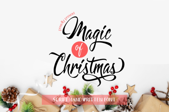 Magic of Christmas: A Festive Handwritten Font for Crafters