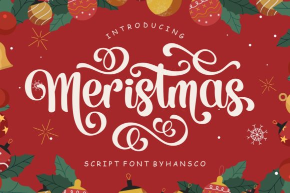 Meristmas: A Sweet Handwritten Font That Elevates Small Business Branding