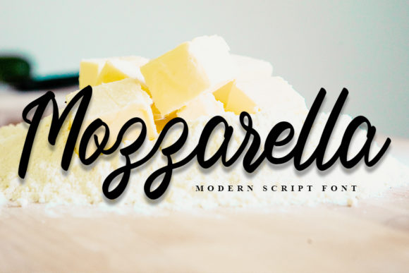 Mozzarella: A Sweet Handwritten Font for Crafters