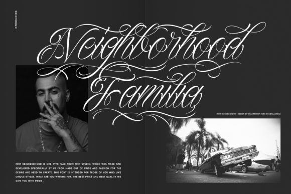 Neighborhood: A Sweet Handwritten Font for Makers