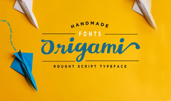 Origami Font: A Modern Handwritten Typeface for Web