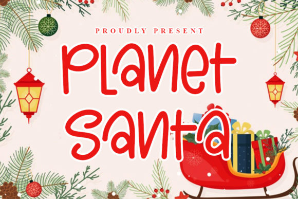 Planet Santa: A Festive Script Font for Thoughtful Editorial Design