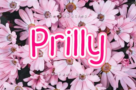 Prilly: A Sweet Handwritten Font for Modern Web Design Projects