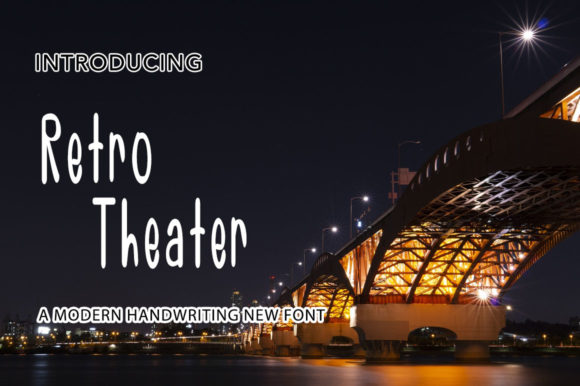 Retro Theater: A Handwritten Font for Marketers