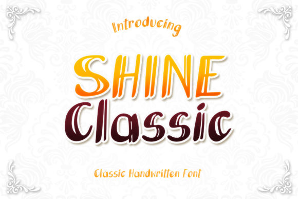 Shine Classic: A Versatile Handwritten Font for Web Design