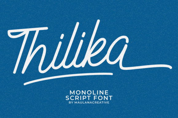 Thilika: A Stylish Script Font That Elevates Campaign Typography